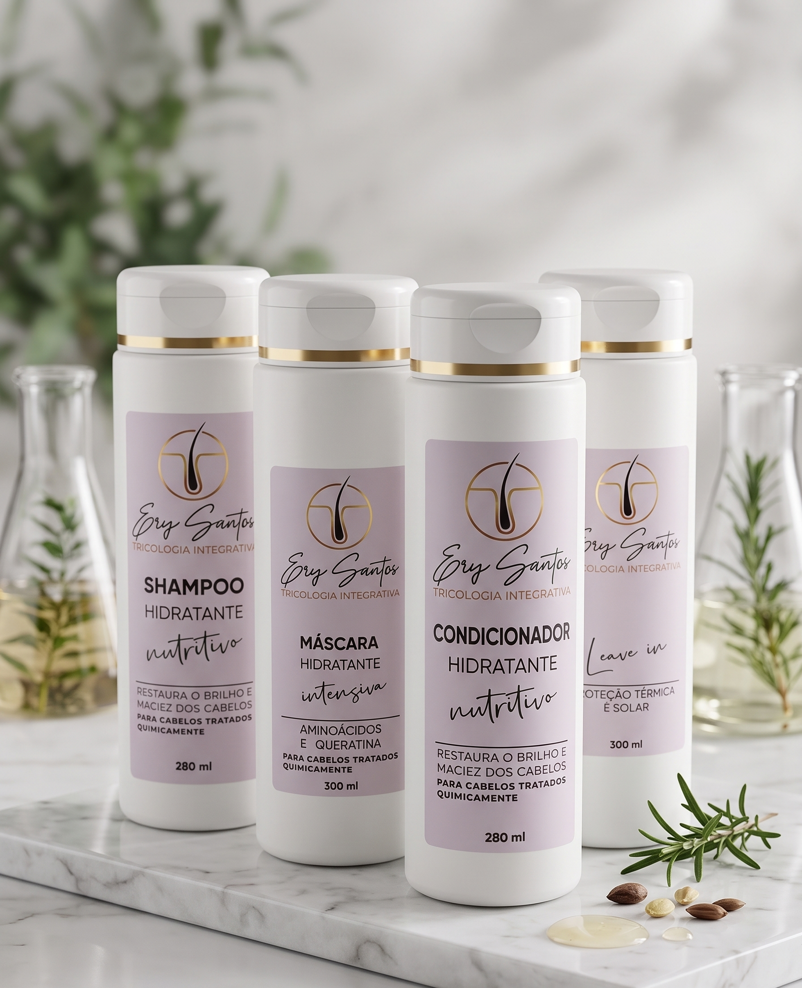 Linha de cosméticos capilares Dra. Ery Santos